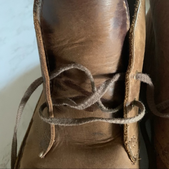 Men Clarks brown leather desert boots 10m main image 2